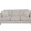 Sofa With 3 Reversable Cushions And 2 Pillows - Off White - Image 4