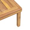 Acacia Wood Loveseat And Coffee Table Set With Cushions - Brown - Image 24