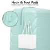 Set 3 Pieces 20" / 24" / 28" Abs Spinner Wheel Luggage, Matching Color, With Combination Lock - Mint Green - Image 10