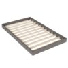 Queen Size Upholstered Platform Bed With Twin Size Trundle And 2 Sets Of USB Ports On Each Side - Gray - Image 10