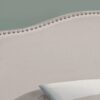 Full Size, Bed Headboard Only, Upholstered, Transitional - Beige - Image 2