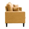 Modern Upholstered 2 Piece Sofa Set, Comfy Corduroy For Living Room And Small Spaces - Orange - Image 10
