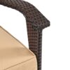 Honolulu - 4 Pieces Wicker Set Outdoor Seating - Brown / Tan With - Image 16