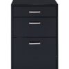 Coleen - High Gloss Cabinet - Black / Chrome - Image 2