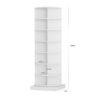 New 360 Rotating Shoe Cabinet 7 Layers Holds Up To 28 Paris Of Shoes - White - Image 3