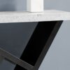 Accent Console Table For Entryway, Contemporary And Modern - Black - Image 3