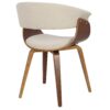 Vintage Mod - Mid-Century Modern Dining / Chair (Set of 2) - Walnut / Cream - Image 4