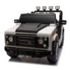 12V7A 30W*2 Four-Wheel Drive Leather Seat One Button Start, Forward And Backward, High And Low Speed, Music, Front Light, Power Display, Two Doors Can Open, 2.4G R / C, Seat Belt Four Wheel Absorber - White / Black - Image 6
