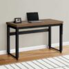 Computer Desk, Home Office, Standing, Adjustable, Laptop, Contemporary & Modern - Walnut - Image 10
