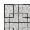 Dorothy - Modern Single Panel Iron Fire Screen With Geometric Pattern - Black / Sliver - Image 8
