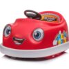 Bumper Car For Kids, 12V Dual Drive 1-6 Years Old Children's Electric Car With Pushrod Dinner Plate USB Bt Music Rocking Horse Mode Anti-Collision Bumper Ride On Car - Red - Image 5