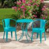 Colmar - 3 Piece Metal Set - Teal - Image 6