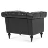 1 Seater Sofa - Black - Image 9