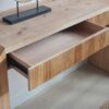 Rustic Modern Console Table With Drawer Storage - Natural Wood - Image 17