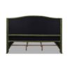 Marcella - King Upholstered Shelter Headboard Bed Set - Olive Green - Image 9