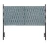 Braided Matisse - Queen Size Headboard - Black / Blue - Image 4