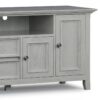 Amherst - Wide TV Media Stand - Fog Gray - Image 8