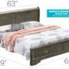Louis Phillipe - Queen Elegant Storage Bed - Gray - Image 5
