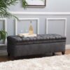 Juliana - Stylish Storage Ottoman With Extra Seating - Gray - Image 8