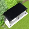 Louver Pergola Steel Louvers & Frame - Black - Image 5