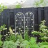 4 Pack Metal Garden Trellis Rustproof Trellis For Climbing Plants Outdoor Flower Support - Cream White - Image 11