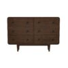 Alexa - Mid-Century Modern Dresser - Brown - Image 2
