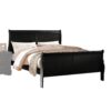 Louis Philippe - 2 Piece Eastern King Bedroom Set - Black - Image 2