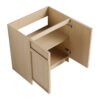 Contemporary 30" Freestanding Bathroom Vanity With White Resin Sink & Soft Close Cabinet Doors - Oak - Image 18