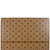 Freestanding Decorative Privacy Screen For Deck Balcony Patio, Metal Privacy - Brown - Image 10