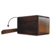 Wall Mounted Open Woven Bedside Table - Chestnut - Image 2