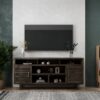 Avondale - TV Stand Console For TVs Up To 90" - Charcoal Brown - Image 2