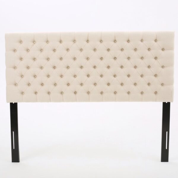 Annecy - Contemporary Upholstered Full / Queen Fabric Headboard - Beige