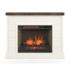 Washington - Fireplace With Mantel - Jasmine Whitewash / Barnwood - Image 7