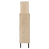 Modern Rattan 5 Door Shoe Storage Cabinet For Entryway Freestanding Design - Natural - Image 12