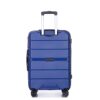 Hardshell Suitcase Spinner Wheels Pp Luggage Sets Lightweight Suitcase With Tsa Lock, 3 Piece Set (20/24/28) - Navy - Image 10