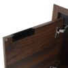 Floating 48" Bathroom Vanity With Resin Sink And Soft Close Doors California Plywood - California Walnut - Image 10