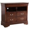 TV Media Chest Traditional Style - Cappuccino - Image 2