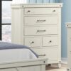 6 Drawer Chest - White - Image 4
