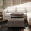 Harrison - Coffee Table Storage Ottoman - Mink Brown - Image 7