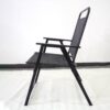 Outdoor Patio Dining Set For 4 People, Metal Patio Furniture Table And Chair Set With Umbrella - Black - Image 5