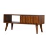 Prism Sliding Media Unit - Chestnut - Image 3