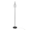 Metro - Contemporary Floor Lamp - Oil Bronze / Clear Seeded - Image 5