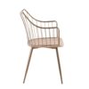 Winston - Farmhouse Chair - Antique Copper / White Washed - Image 2