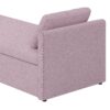 Modern Upholstered Chaise Lounger Daybed Small Single Daybed With 2 Drawers, No Mattress Needed, Perfect For Living Rooms & Home Office, Linen Fabric - Pink - Image 5
