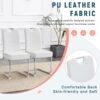 Coaster Home Furnishings White Dining Chairs With Built In Spring Packages & Ergonomic Design (Set of 4) Upholstery - White - Image 9