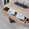 Rustic Modern Console Table With Drawer Storage - Natural Wood - Image 14