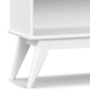 Draper - Mid Century Low Bookcase - White - Image 9