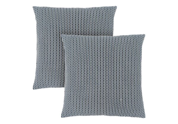 Pillows, Square, Insert Included, Decorative Throw, Hypoallergenic Polyester, Modern (Set of 2) - Blue