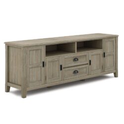 Burlington - TV Media Stand - Distressed Gray