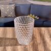 Leading Ware Diamond Cut Acrylic Glasses Drinking (Set of 4), Bpa Free, 12Oz - Clear - Image 5